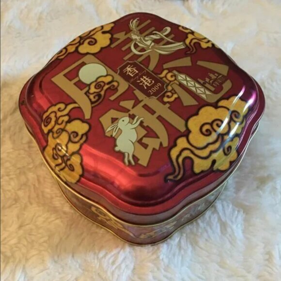 Chinese New Year of the Rabbit Festival Mooncake Tin - Picture 1 of 12